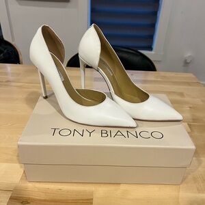 Tony Bianco Alyx Milk Capretto Heel